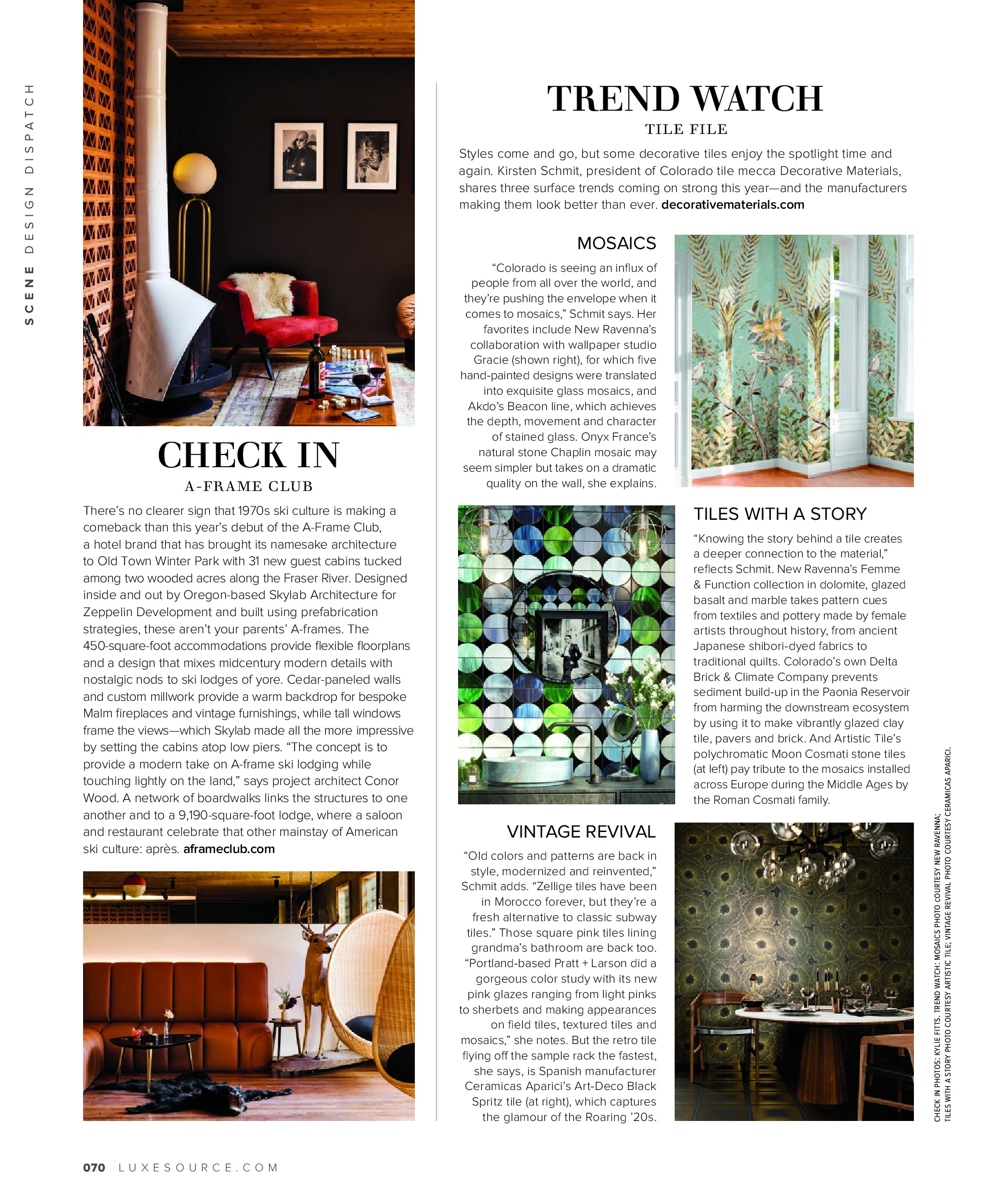 Luxe Article for One River North page 2